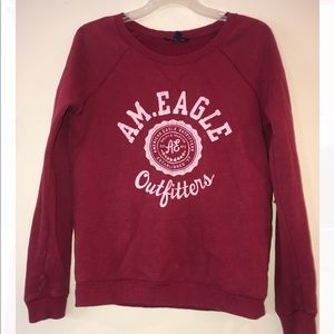American Eagle Outfitters red sweatshirt, size xs